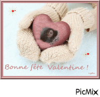 Bonne fête Valentine - GIF animé gratuit