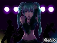 Miku Hatsune - Bezmaksas animēts GIF