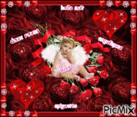 coeur d une rose - 免费动画 GIF