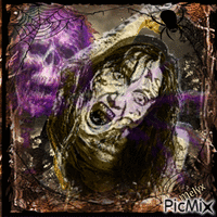 halloween zombie - GIF animé gratuit