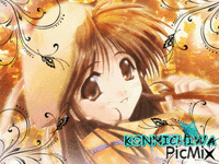 Konnichiwa :) - Gratis animeret GIF