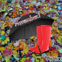 Hello November.! анимиран GIF