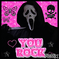 ghostface YOU ROCK!!! - GIF animado grátis