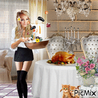 Thanksgiving анимированный гифка