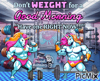 Don't Weight, Unicorns! animēts GIF