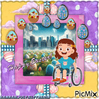 ♣Happy Easter♣ - Ilmainen animoitu GIF