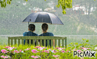 дождь - GIF animate gratis
