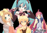 Vocaloid animuotas GIF