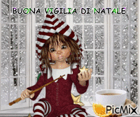 BUONA VIGILIA DI NATALE animēts GIF