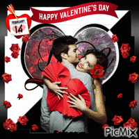 Heppy valentine day - Free animated GIF