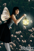 fairy in the garden - Gratis geanimeerde GIF
