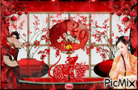 Chinèse New Year 动画 GIF