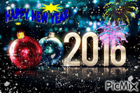 happy new year - GIF animé gratuit