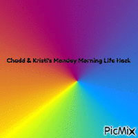 Chadd & Kristi's Monday Morning Life Hacks - GIF animé gratuit