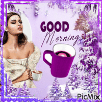 Good  Mornin.. coffee   for you アニメーションGIF