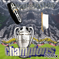 Champions Juve - Gratis animeret GIF