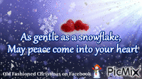 Gentle Snowflake geanimeerde GIF
