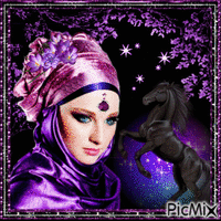 black/purple - Free animated GIF
