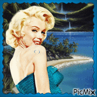 Marilyn Monroe - Nemokamas animacinis gif