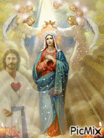 Assumption of Mary animovaný GIF