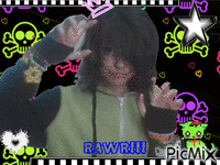 rawr! GIF animata