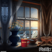 Good Morning анимированный гифка