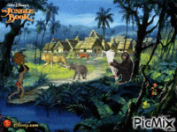 Jungle animovaný GIF