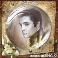Elvis Presley par BBM GIF animé