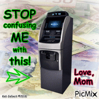 I'm not an ATM! - GIF เคลื่อนไหวฟรี