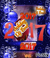 2017 Boldog Új Évet! - Ingyenes animált GIF
