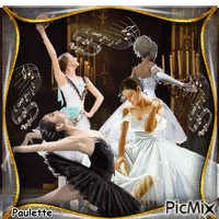 ballet анимированный гифка