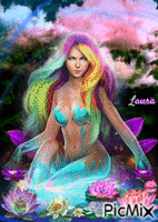 Fiore di loto - Laura - GIF animé gratuit
