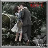 Pluie et amour. - Free animated GIF