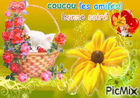 coucou les ami(es) - Бесплатни анимирани ГИФ