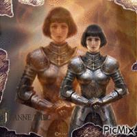 Jeanne d'Arc - GIF animado grátis