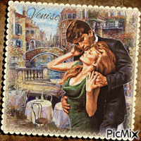 Romance à Venise - Gratis animerad GIF