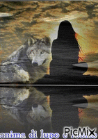 anima di lupo - Δωρεάν κινούμενο GIF