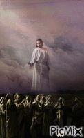 Jesus lên trời - GIF animé gratuit