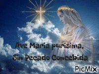 Ave Maria Purisima - GIF animé gratuit