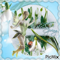 Welcome Spring Animiertes GIF