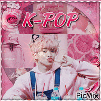 K-Pop in Pink - GIF animado grátis