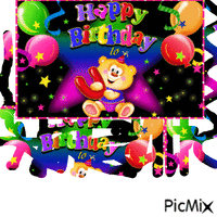 happy happy mad day birthday animasyonlu GIF