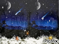 Kalvaria Modra sneh anjel - Bezmaksas animēts GIF