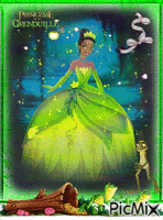 La Princesse et la Grenouille - Gratis animerad GIF