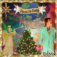Ziggy Stardust Christmas - GIF เคลื่อนไหวฟรี