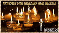 PRAYERS FOR UKRAINE AND RUSSIA - GIF animé gratuit