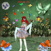 papillonne - GIF animé gratuit