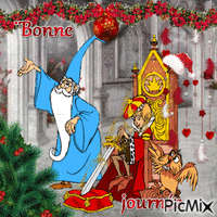 Merlin a la Bougeote animovaný GIF