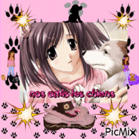 bos amis les chiens Animated GIF