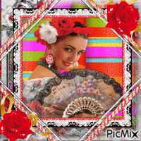 mexican girl - Безплатен анимиран GIF